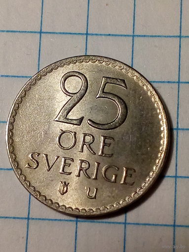 25 эре Швеция 1969 год