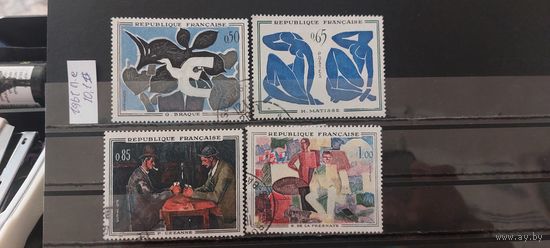 РАСПРОДАЖА ФРАНЦИЯ 1961г. Полная серия. Гаш.