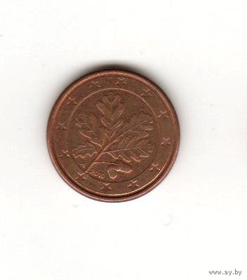 1 евроцент Германия 2010 A Лот 6877