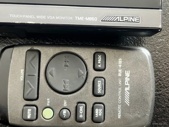 Монитор Alpine TME- M860 + пульт д/у Alpine