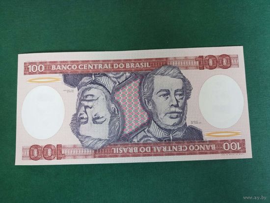 Бразилия 100 крузейро 1981г UNC