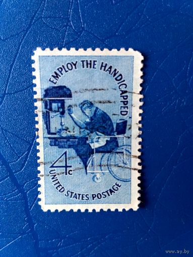 Марка США. Работа для инвалидов. 1960 (3)