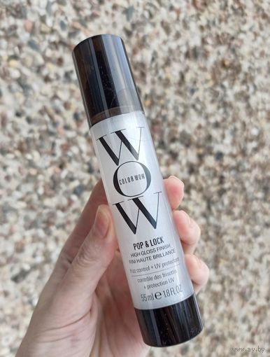 Полноразмерная сыворотка для укладки волос, усиливающая цвет и придающая блеск, Color Wow Pop & Lock High Gloss Finish 55 ml