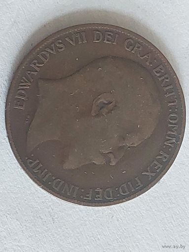 1 пенни 1908 великобритания