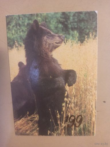 Календарь 1991 Мишки