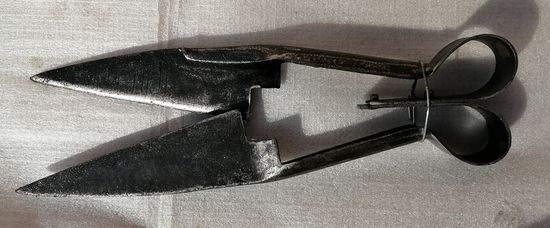 Ручные ножницы для стрижки овец (кустов) . Клеймо. 1930 гг, СССР.
