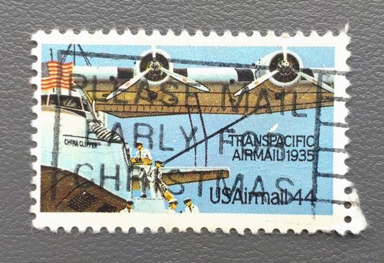 США.1985.Транс-Тихоокеанская авиапочта,Transpacific Airmail (1 марка)