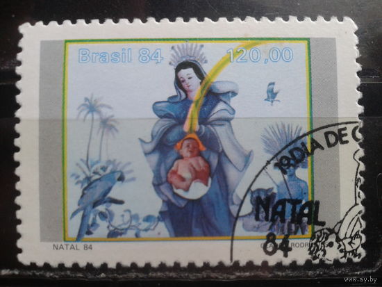 Бразилия, 1984. Мадонна, картина Главко Родригеса