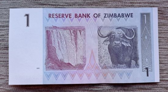 Werty71 Зимбабве 1 Доллар 2007 UNC банкнота