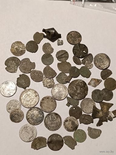 Серебро ВКЛ и Советы 49.44г