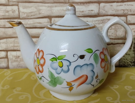 Чайник заварочный. Кировобадский ФЗ им. 50-летия Советского Азербайджана. Клеймо выпуска 1971-1981 гг.