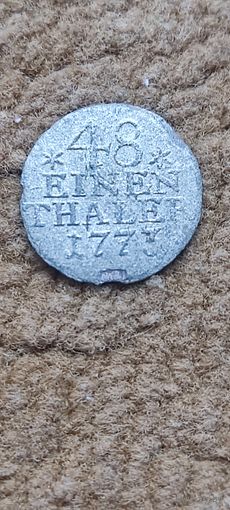 Распродажа! 1/48 талера 1773 года. Смотрите другие мои лоты