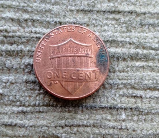 Werty71 США 1 цент 2020 D
