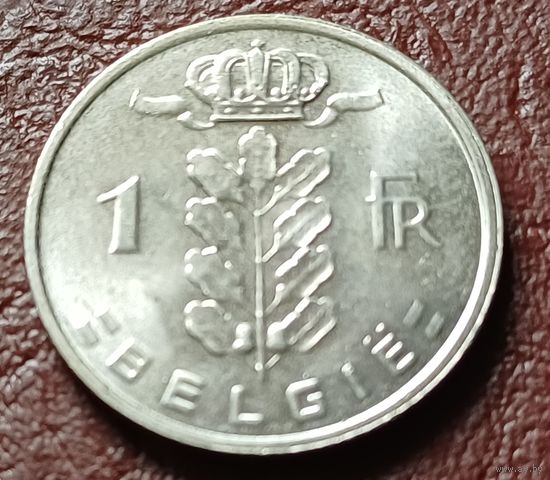 Бельгия 1 франк, 1980    BELGIЕ     ( 1-7-4 )
