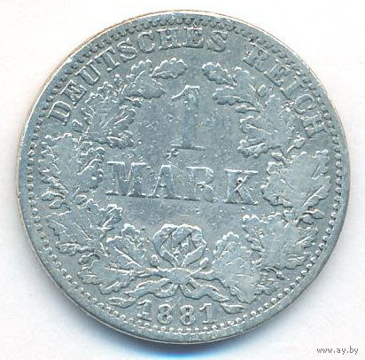 1 марка 1881 год A _состояние VF