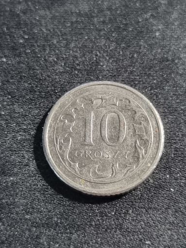 Польша 10 грошей 2017