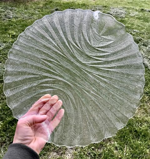 Блюдо (поднос) из стекла авт. Pavel Panek.