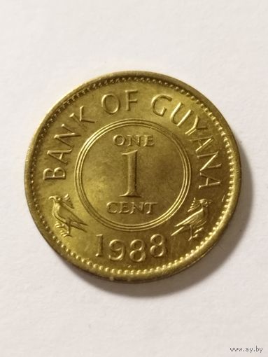 Гайана 1 цент 1988