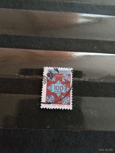 1975 Турция служебная Мих 140 орнамент искусство выпускалась одиночкой (4-14)