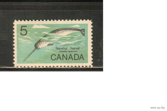 Канада-1968(Мих.421) , **   ,    Морская Фауна ,(одиночка)