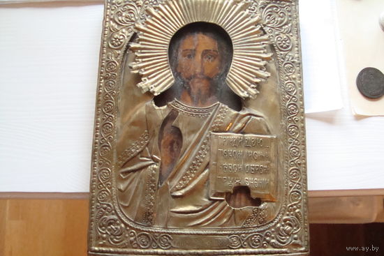 Старинная икона 22х18 см.