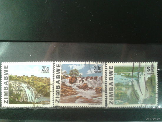 Зимбабве, 1980. Стандарт. Водопады. Mi-4,8 евро гаш.