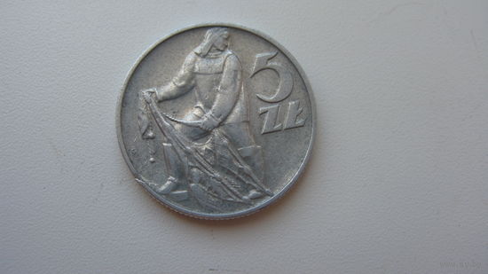 . Польша 5 злотых 1971 г.