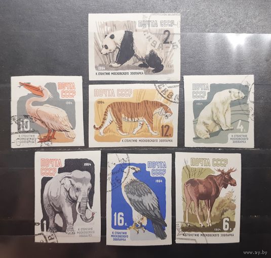 СССР. 1964 год. Фауна. Московский зоопарк. Беззубцовка  (561)