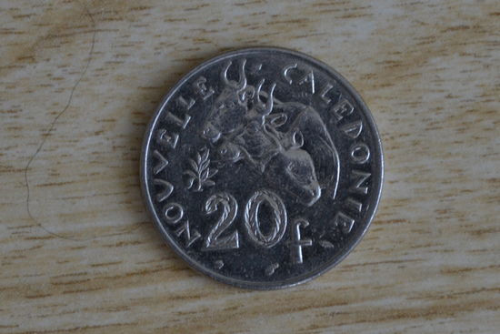 Новая Каледония 20 франков 1990