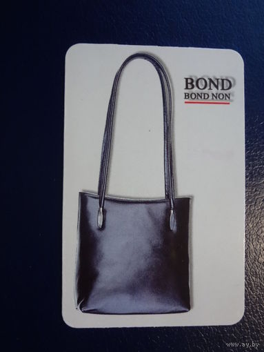 Календарик 2001 г.  BOND.