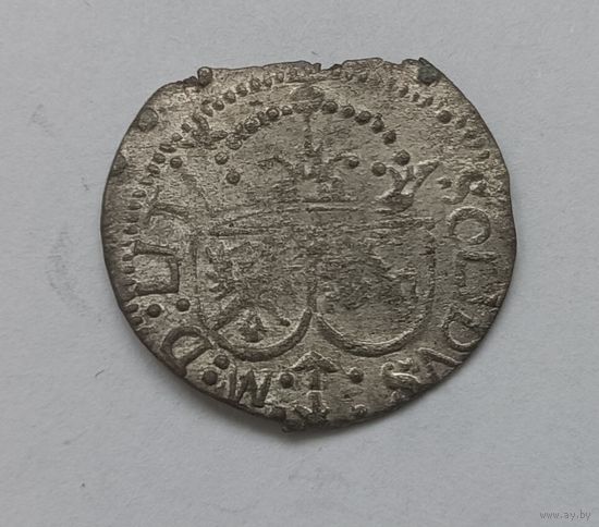 Солiд и Ваза! 1617 Сигизмунд III, Вильно. Полная дата, редкая! Блеск