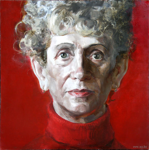 Живописный портрет. "Lady Red"