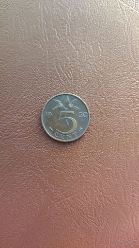 Нидерланды / 5 центов / 1950 год