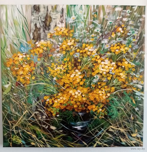 Натюрморт с пижмой