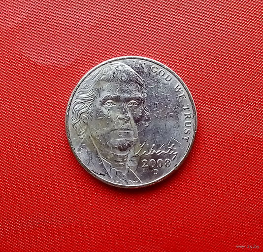 21-05 США, 5 центов 2008 г. (D)