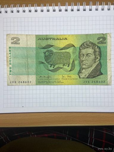 Австралия 2 доллара образца 1974-1985 гг-1001