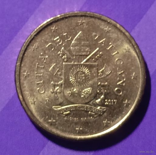 50 евроцентов 2017  Ватикан