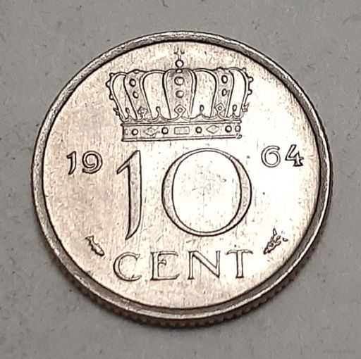 Нидерланды 10 центов, 1964 (14-11-27)