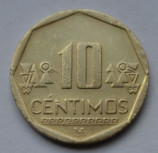 Перу, 10 сентимо 2008 г.