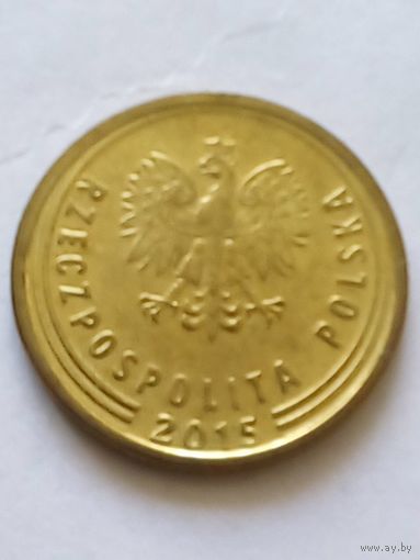 Польша 5 грош 2015 г.