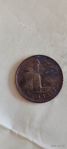 Барбадос 5 цент 2014
