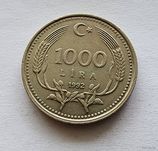 Турция 1.000 лир, 1992