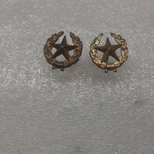 Эмблемы общевойсковые ВС СССР обр. 1958 г., биметалл, магнитные, новые!