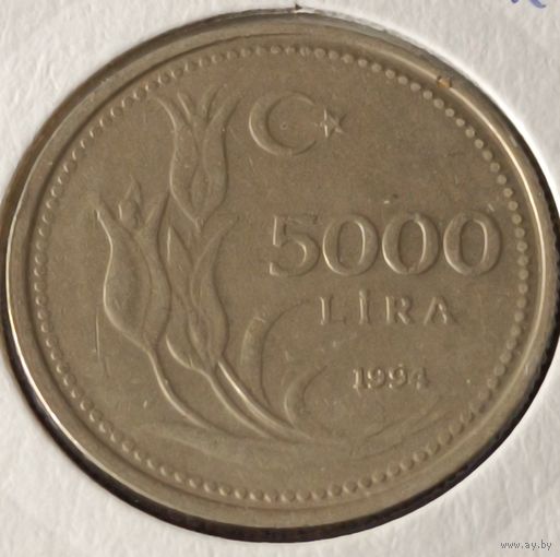 Турция. 5000 лир 1994 года. (*).