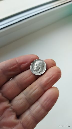 1 дайм 1989 г.(Р). США.