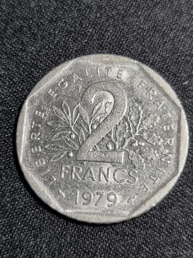 Франция 2 франка 1979г.