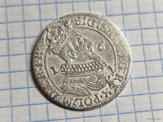 Орт 1624 г. Сигизмунд. С рубля.