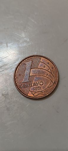 Бразилия 1 сентаво 2004