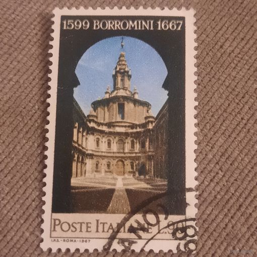 Италия 1967. Архитектура. Borromini 1599-1667
