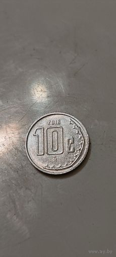 Мексика 10 сентаво 2018